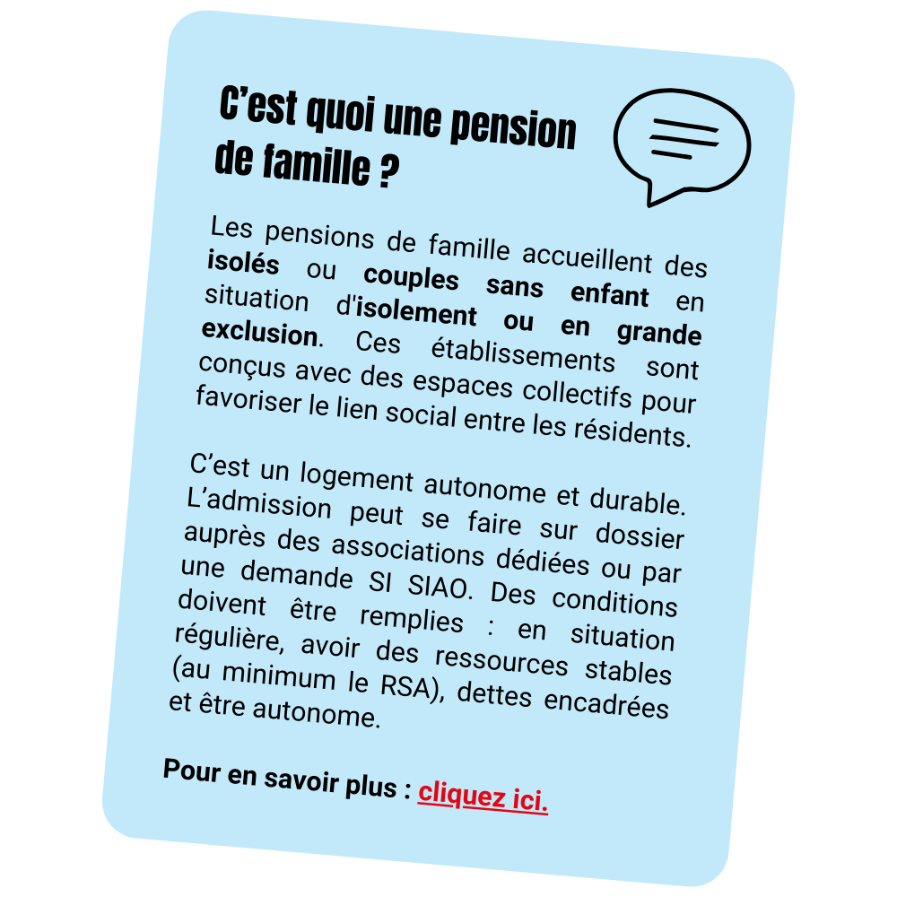 Définition- Pensions de famille